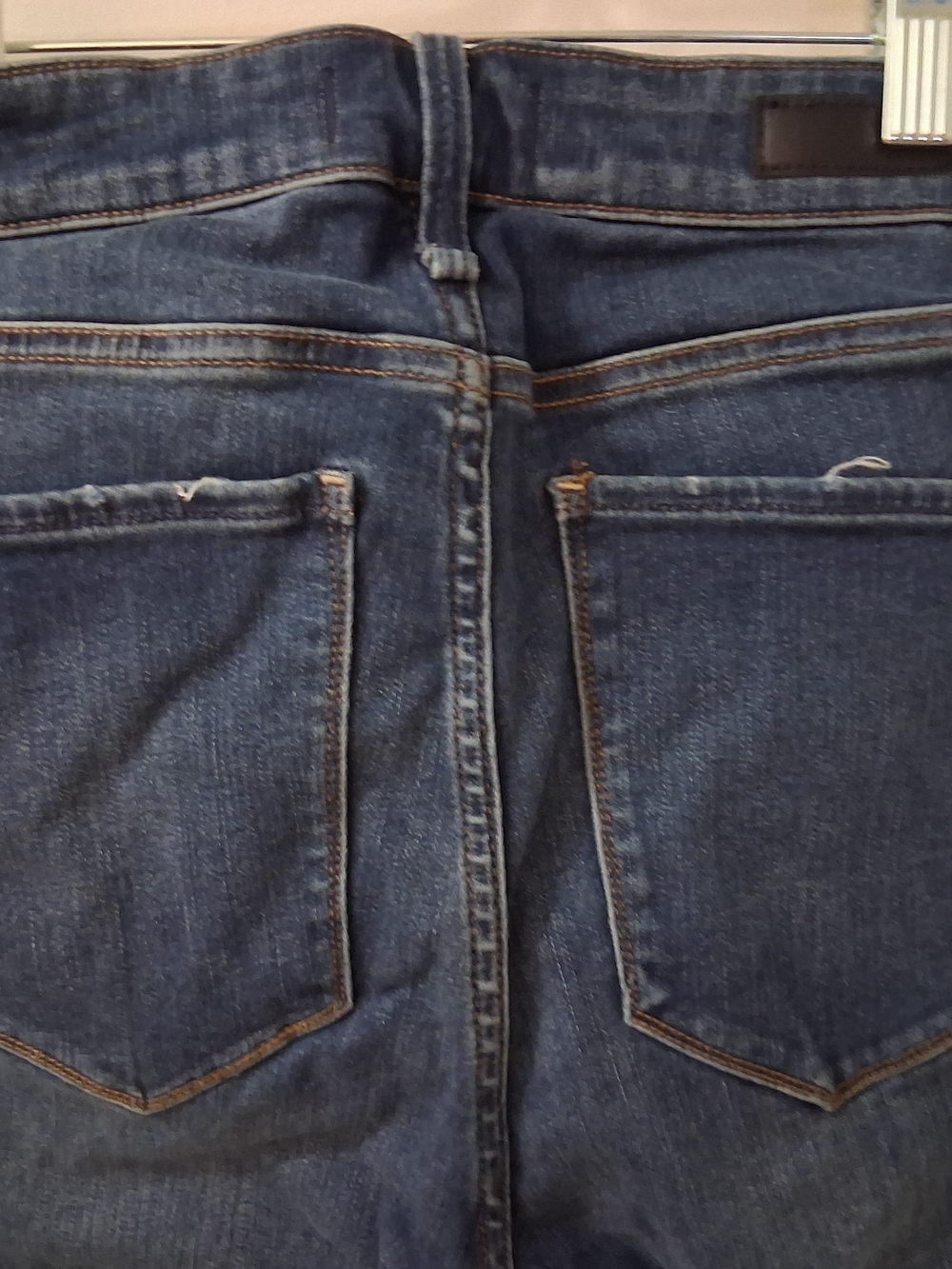 Abercrombie & Fitch Simone High Rise Super Skinny 26/ 2r Blue Distressed Jeans - Picture 4 of 9